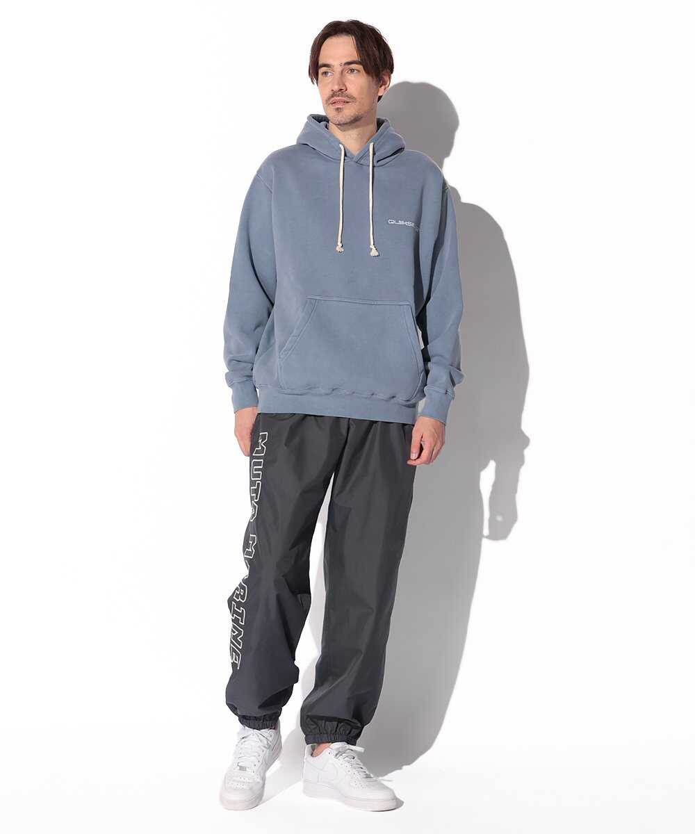 グラフィックプリント入り 裏起毛スウェットパーカ