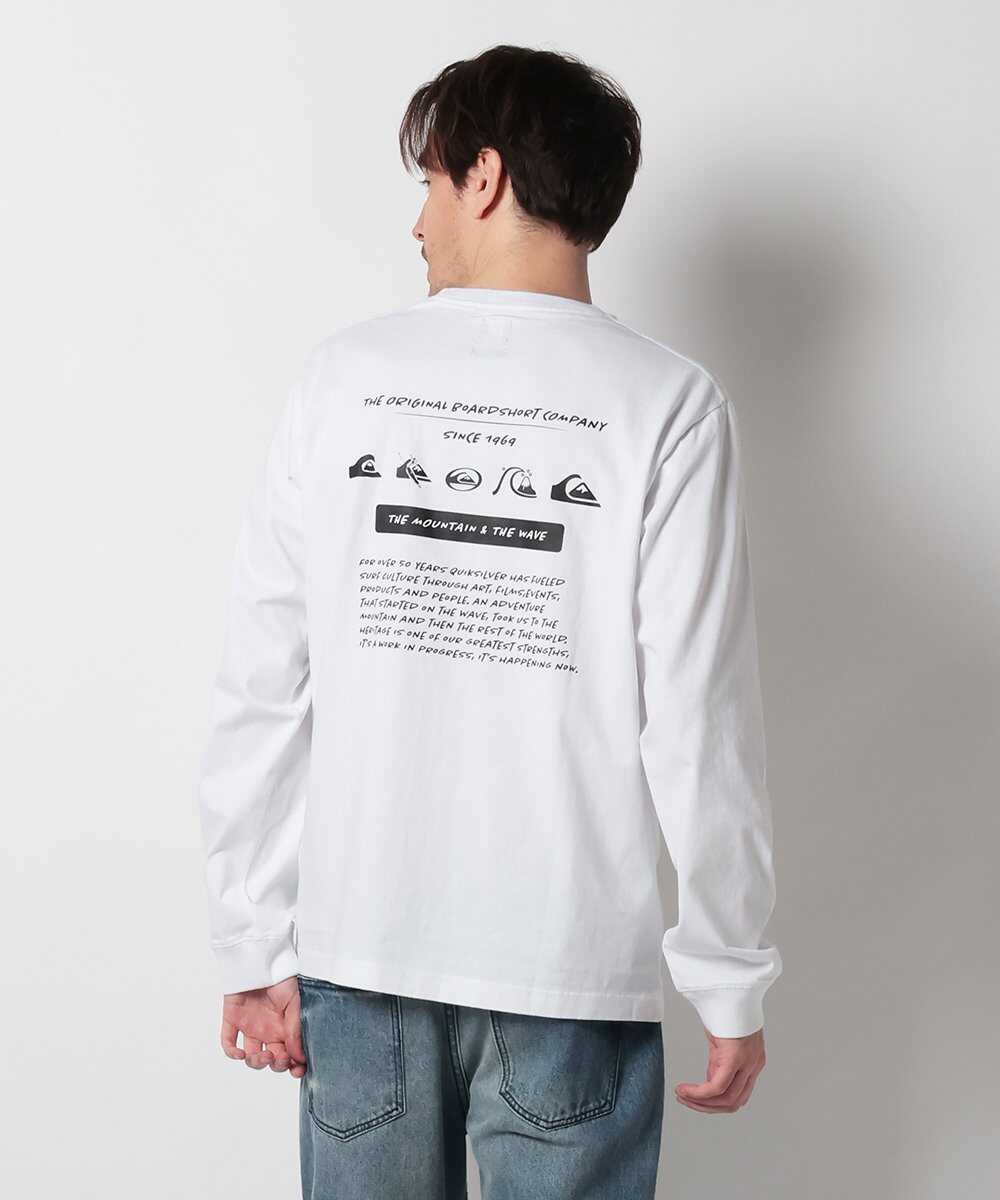 コットンクルーネックポケットロンT