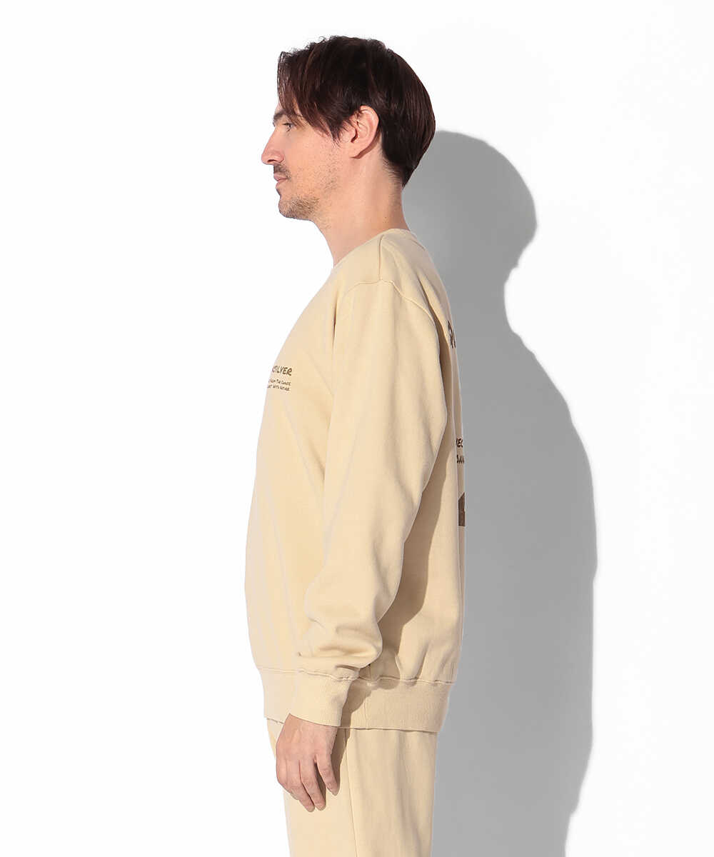 バックプリント 裏起毛スウェット (セットアップ)