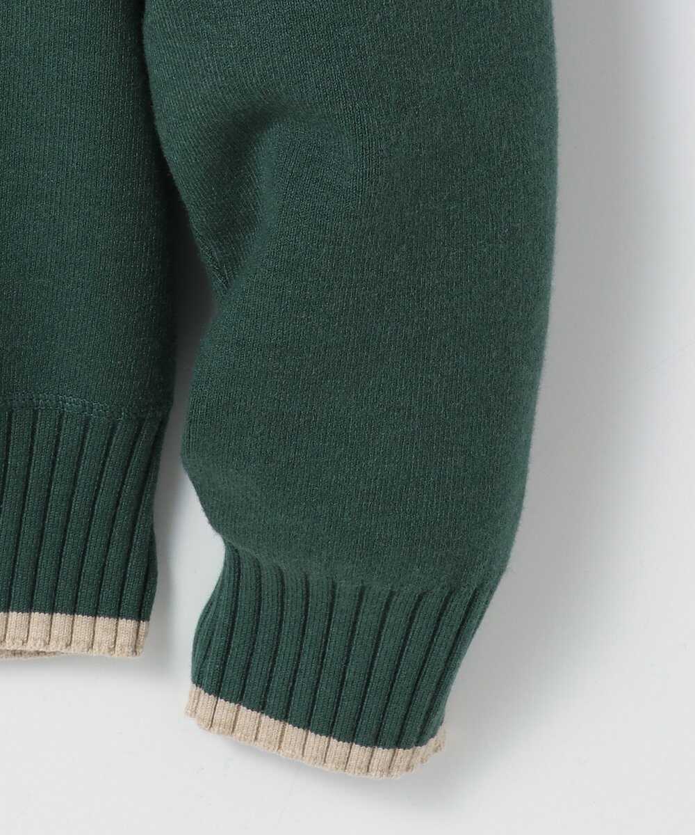 レタリング刺繍 ジップニット