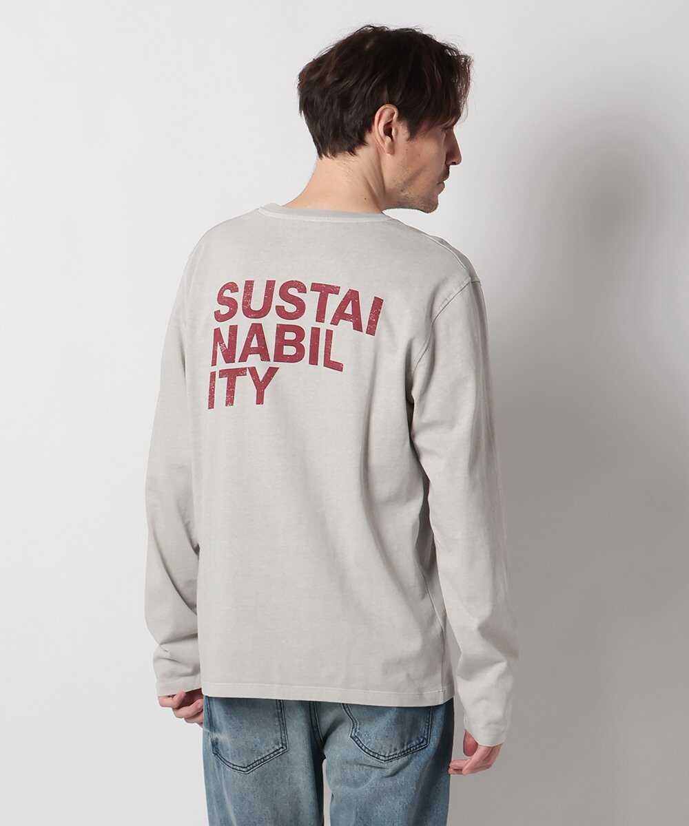 SUSTANO/サスターノ バックプリントロンT