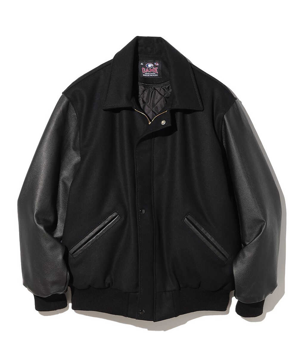 スリーブレザー スタジャン