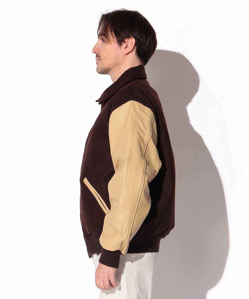 スリーブレザー スタジャン