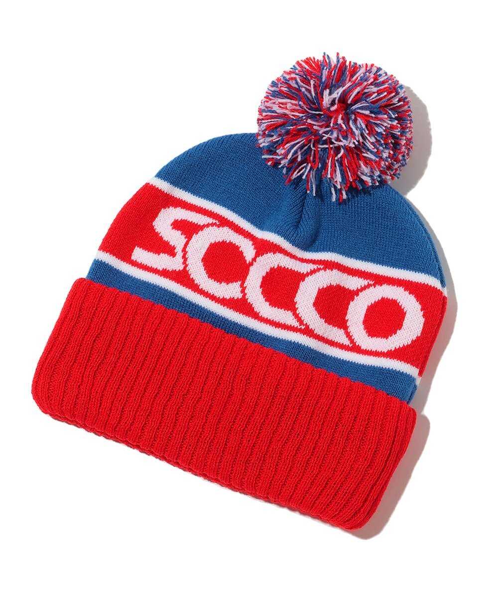 ポンポン ニットキャップ