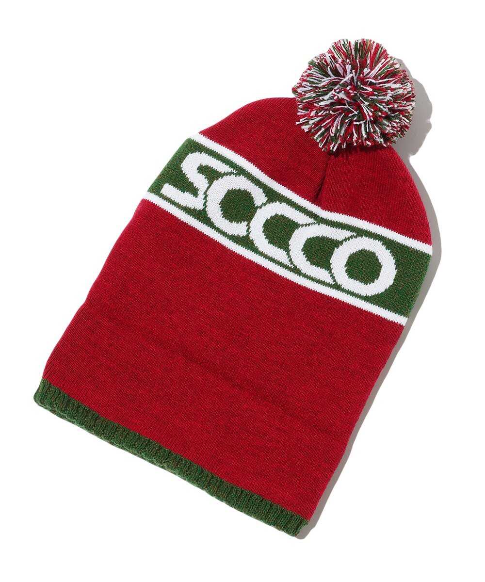 ポンポン ニットキャップ