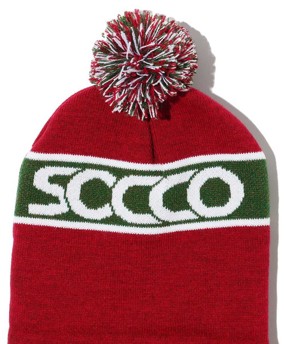 ポンポン ニットキャップ