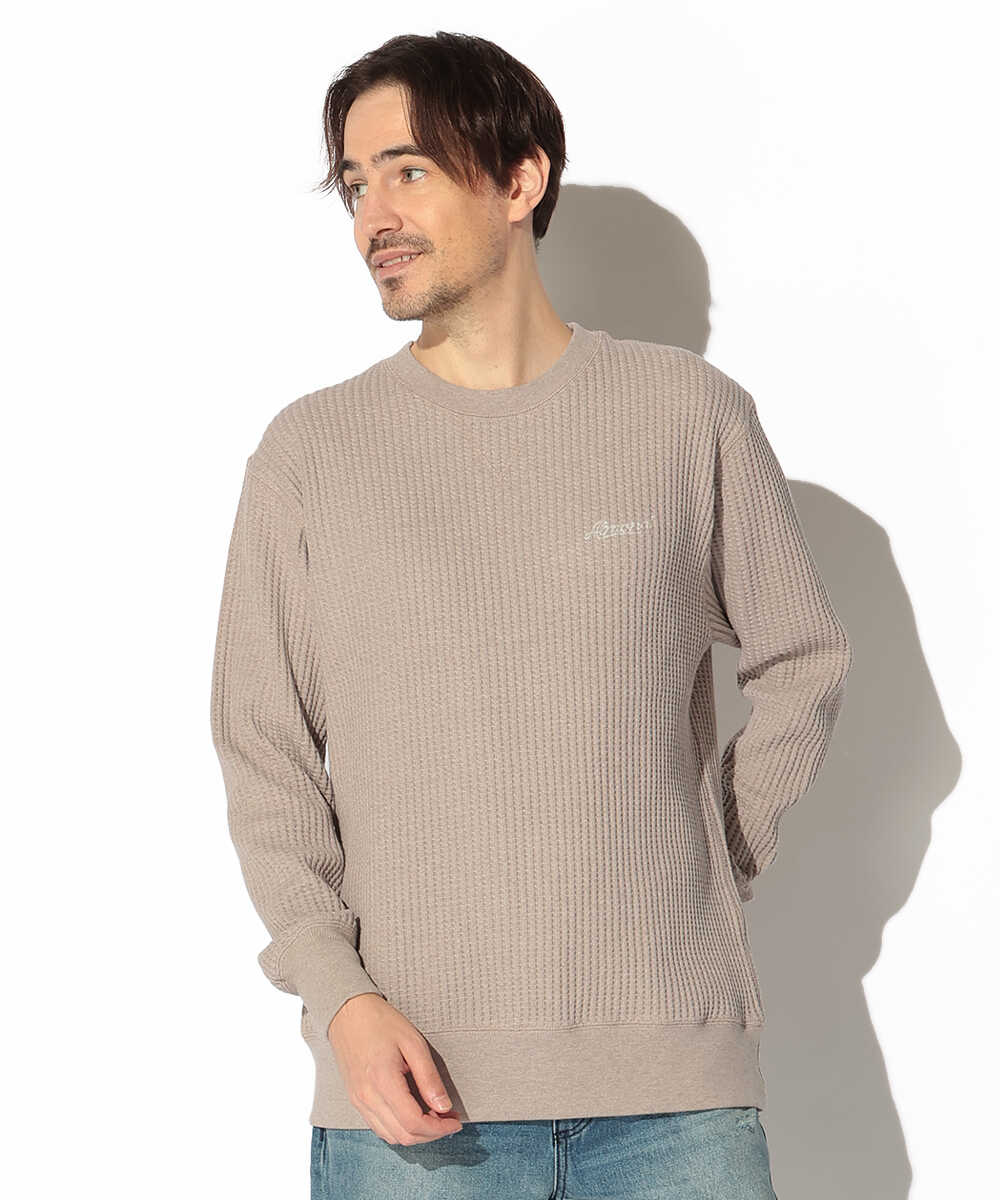 ビックワッフルロングスリーブ