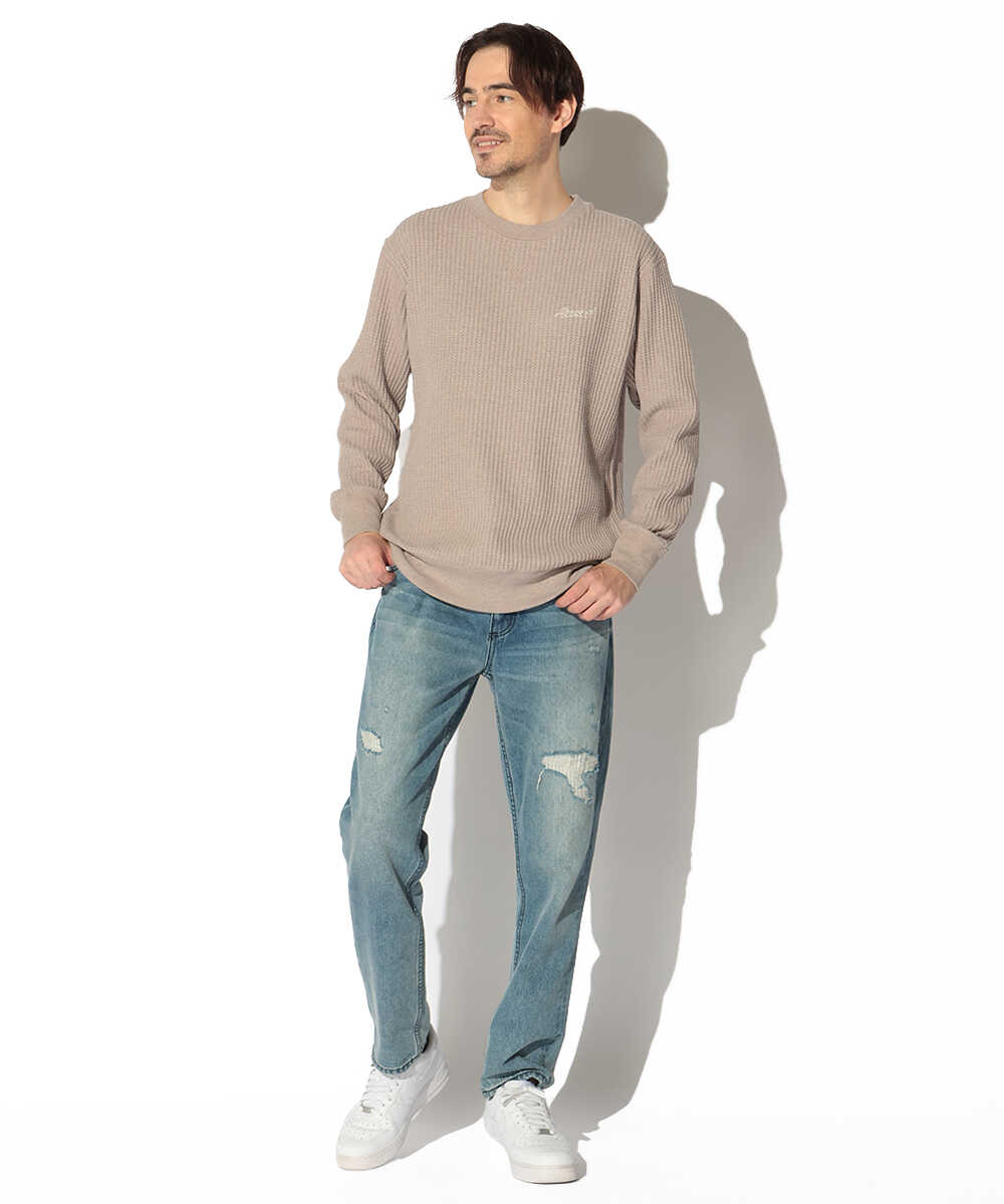 ビックワッフルロングスリーブ