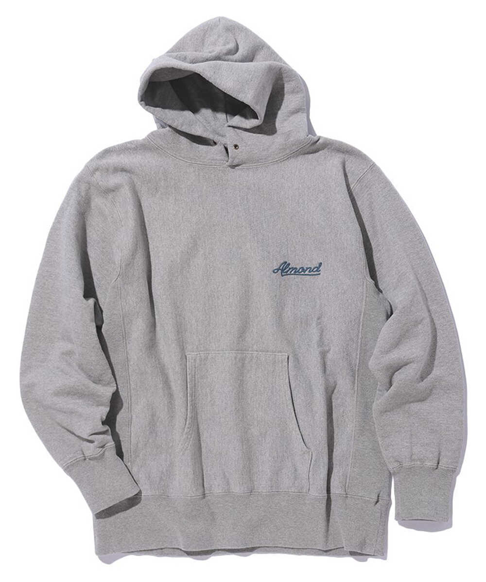 チェーンステッチ刺繍 プルオーバーパーカ