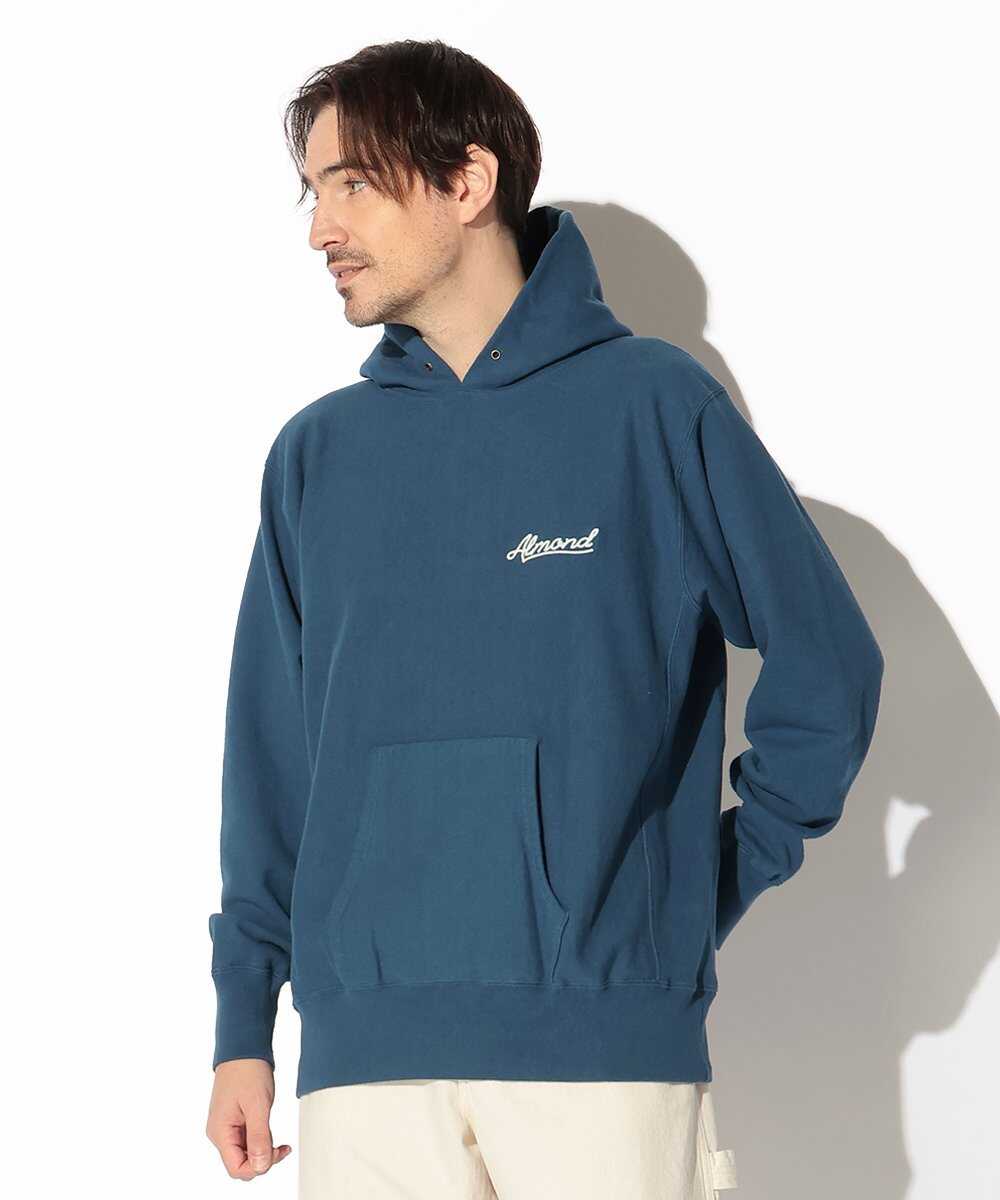 チェーンステッチ刺繍 プルオーバーパーカ