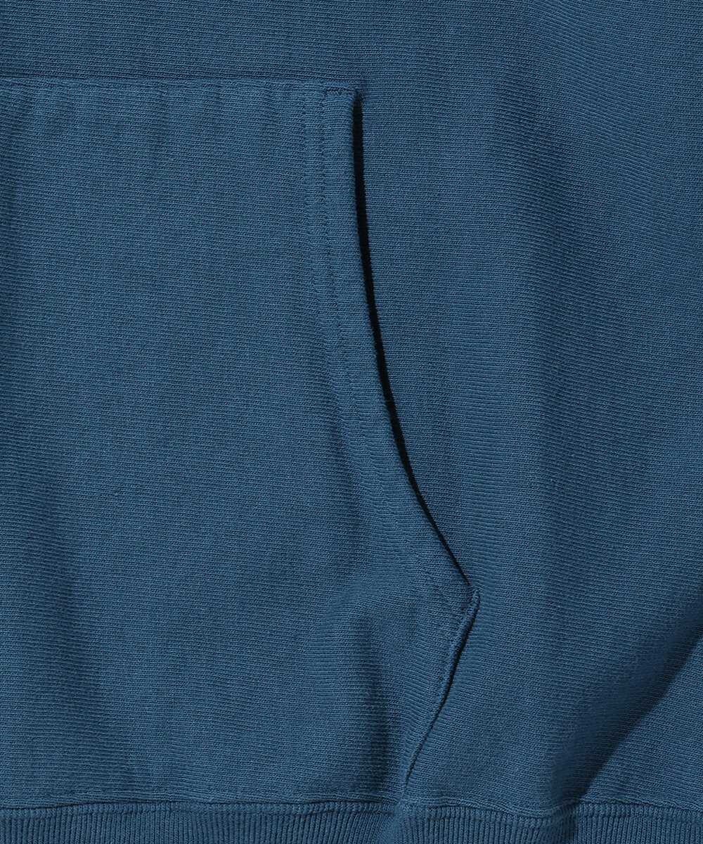 チェーンステッチ刺繍 プルオーバーパーカ