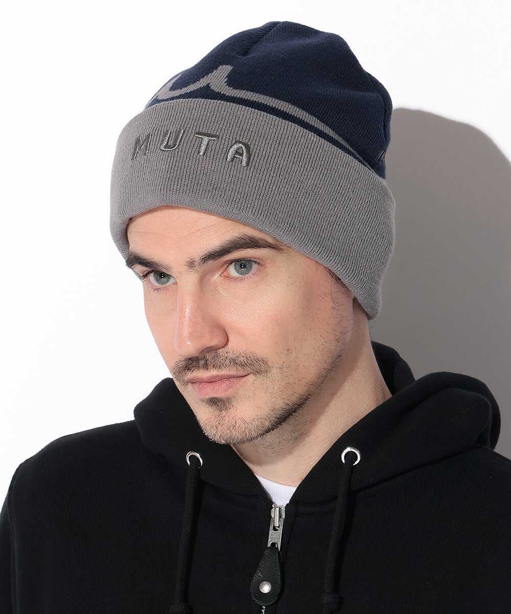 ジャガードロゴ ニットキャップ