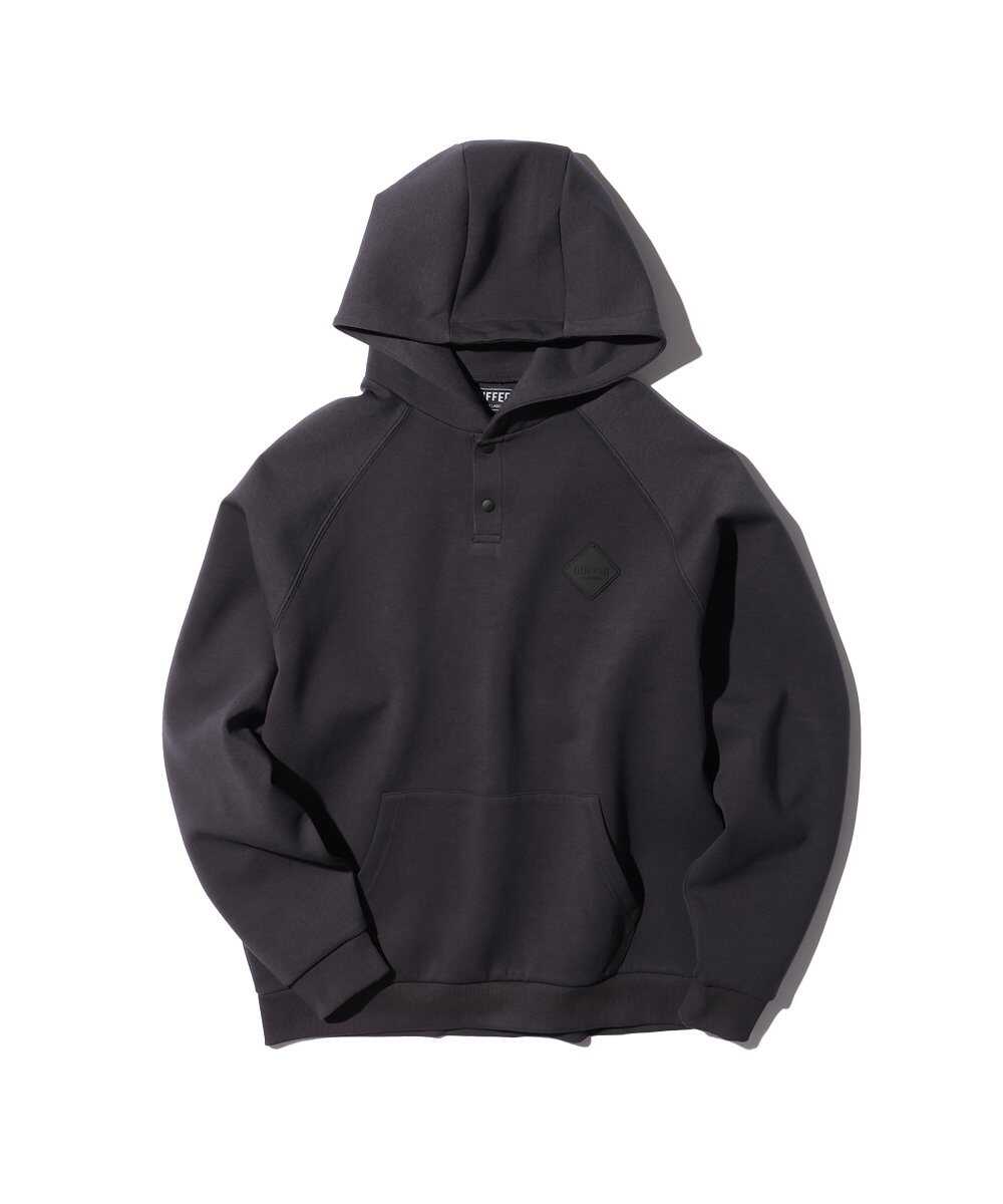 【ブラックレーベル】“ソロナ”ダンボールニット プルオーバーパーカ