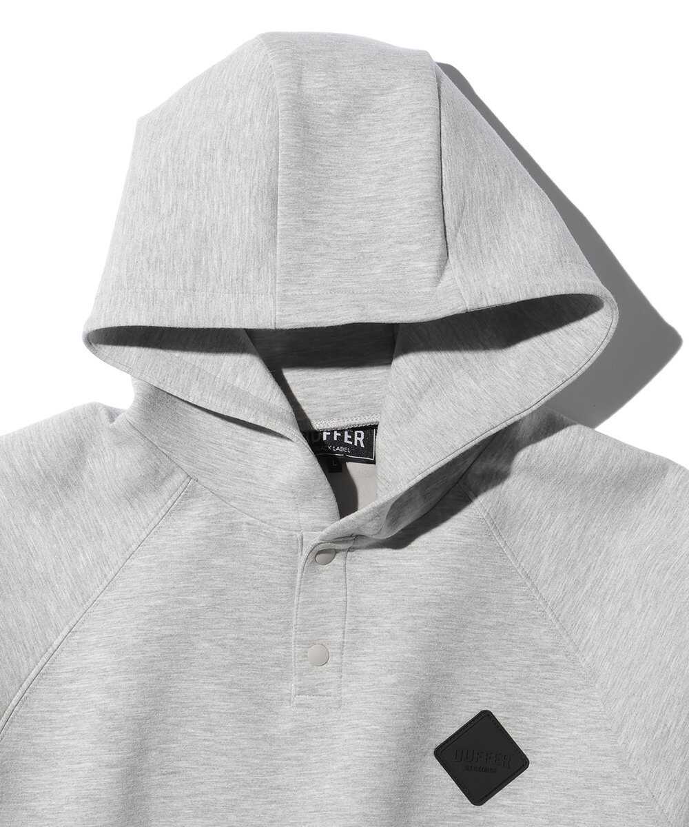 【ブラックレーベル】“ソロナ”ダンボールニット プルオーバーパーカ