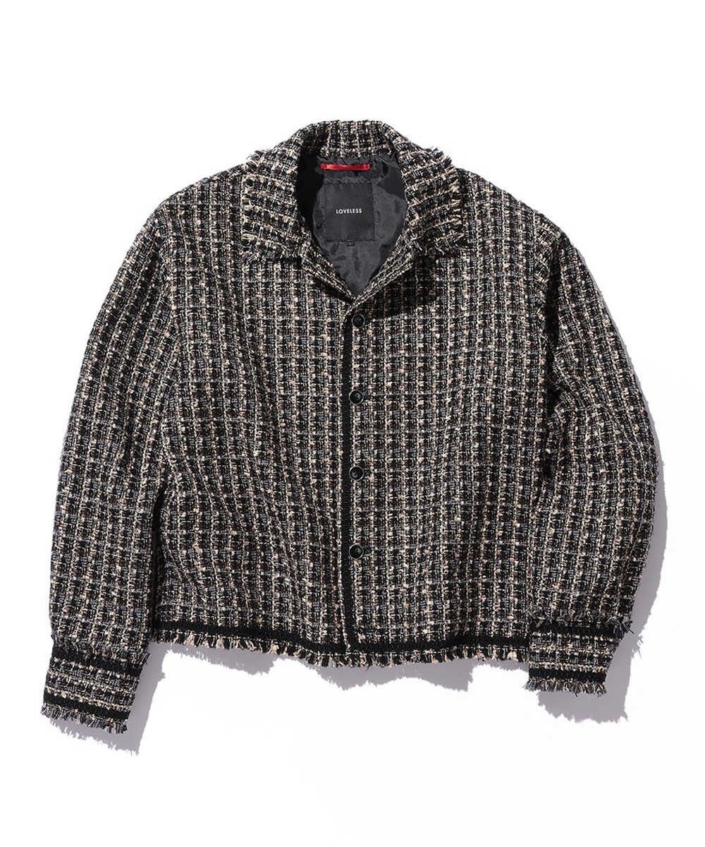 バンビーナ ツイードブルゾン