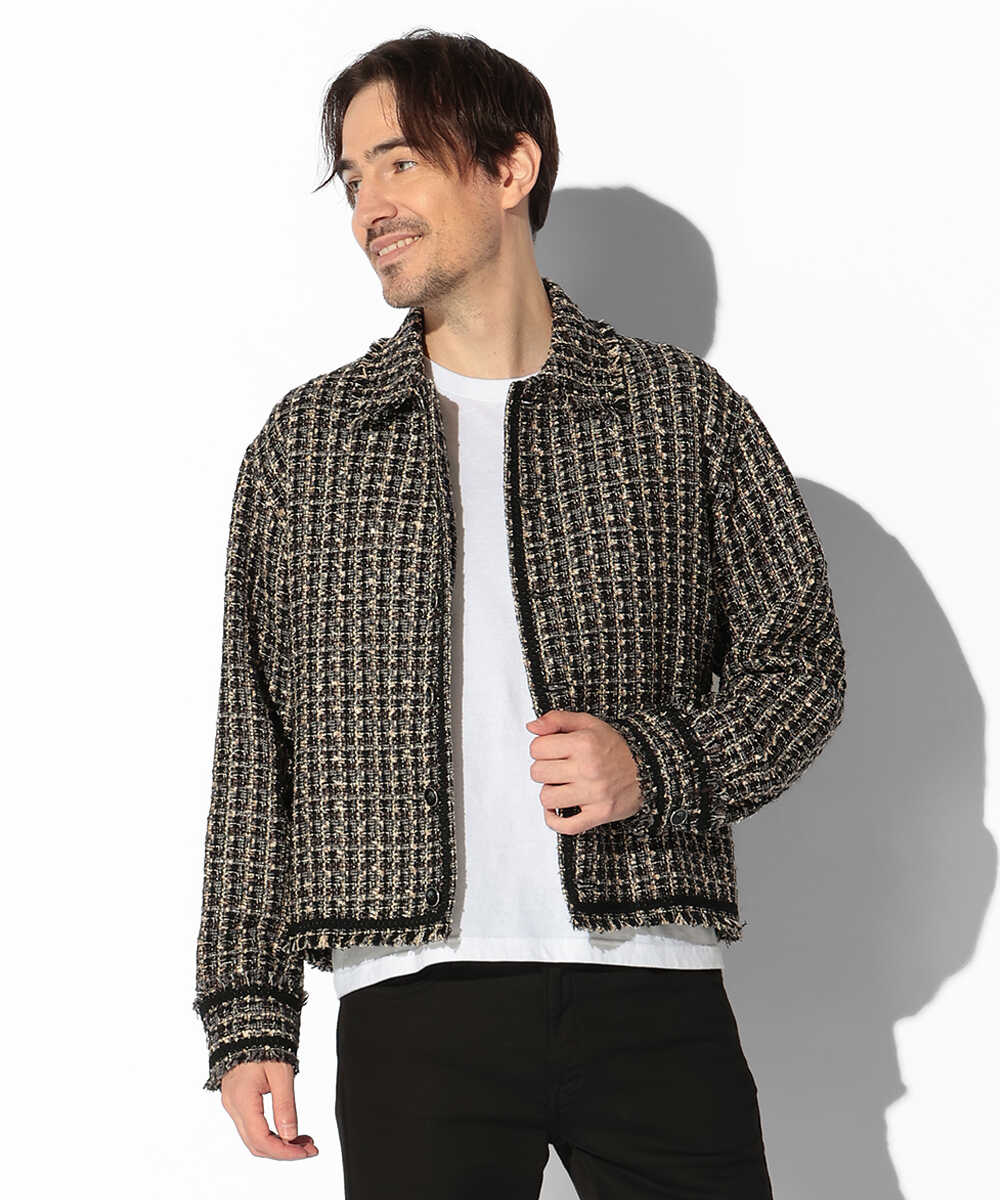 バンビーナ ツイードブルゾン