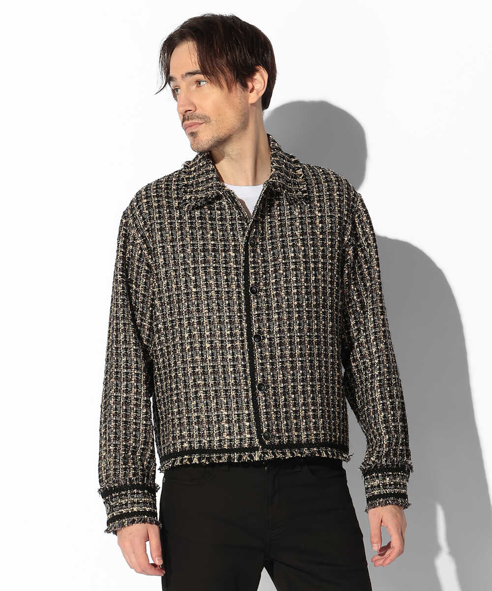 バンビーナ ツイードブルゾン