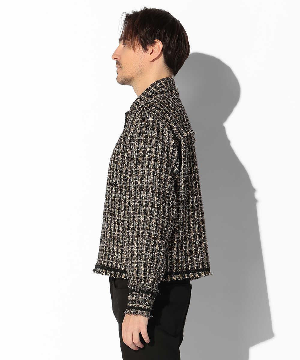 バンビーナ ツイードブルゾン