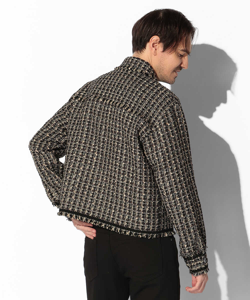 バンビーナ ツイードブルゾン