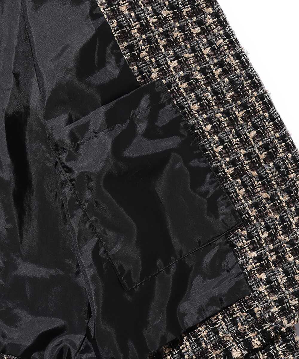 バンビーナ ツイードブルゾン