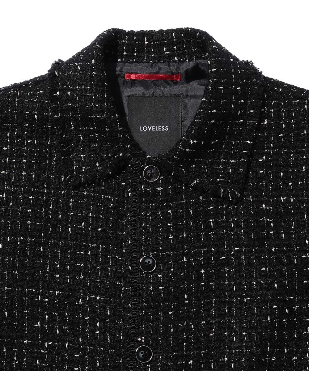 モノトーンツイードブルゾン