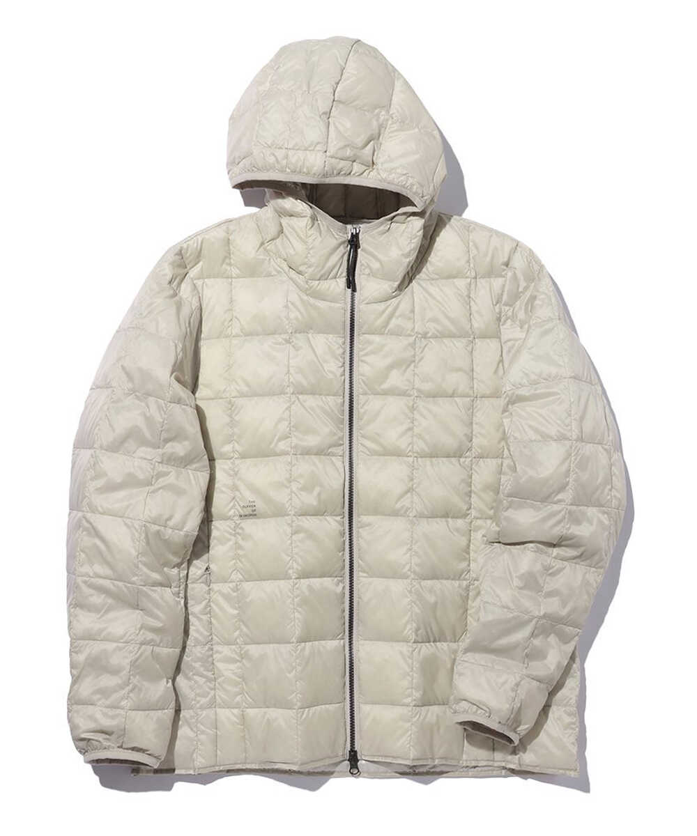 TAION×DUFFER ダブルジップ ダウンフーディパーカ
