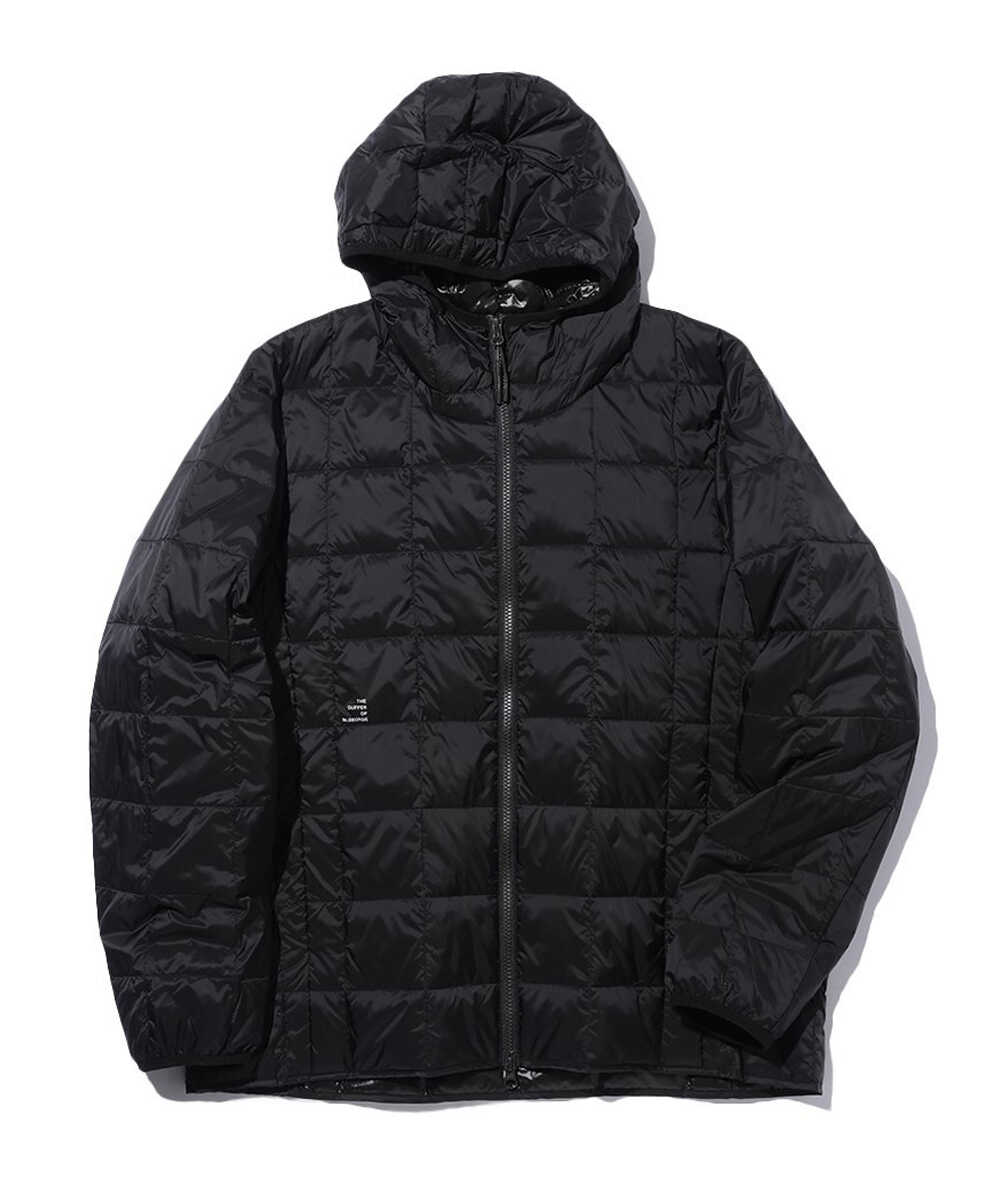 TAION×DUFFER ダブルジップ ダウンフーディパーカ