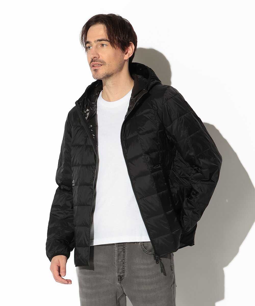 TAION×DUFFER ダブルジップ ダウンフーディパーカ