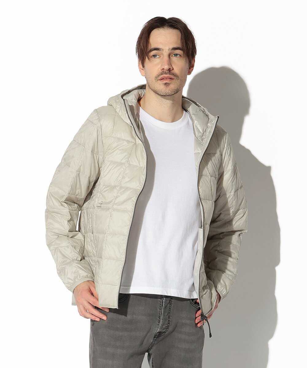 TAION×DUFFER ダブルジップ ダウンフーディパーカ