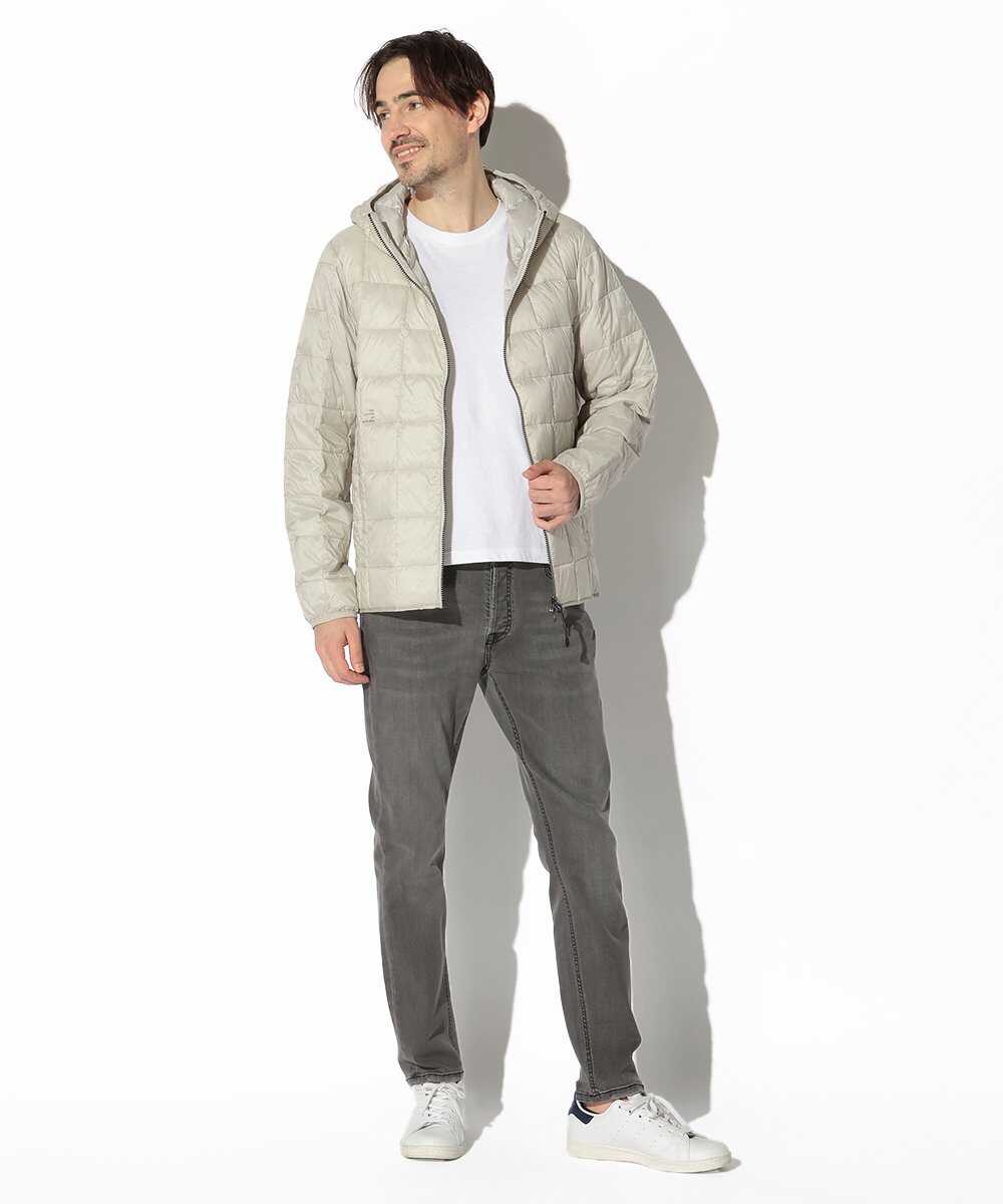 TAION×DUFFER ダブルジップ ダウンフーディパーカ
