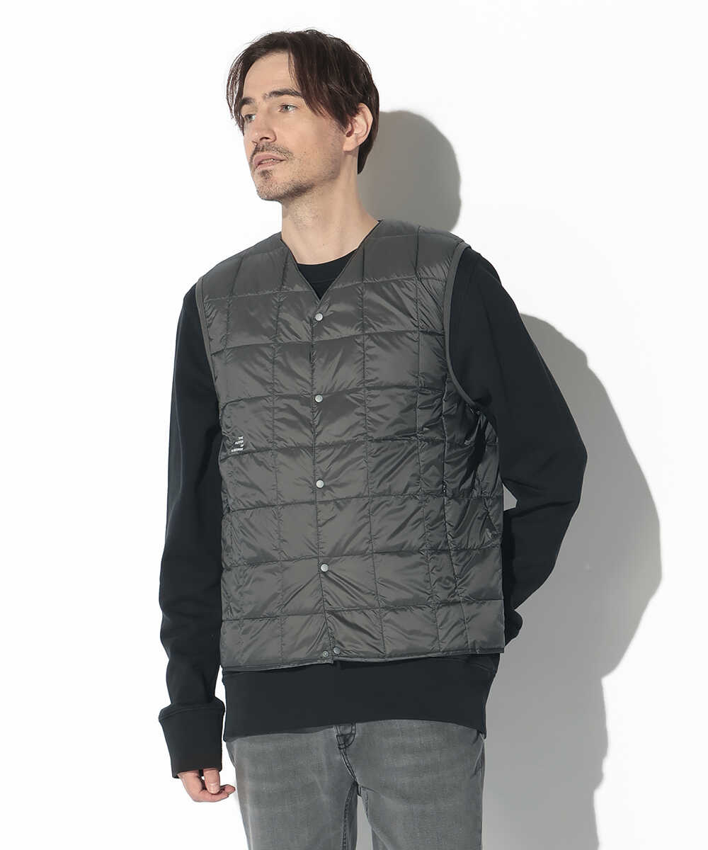TAION×DUFFER Vネックダウンベスト