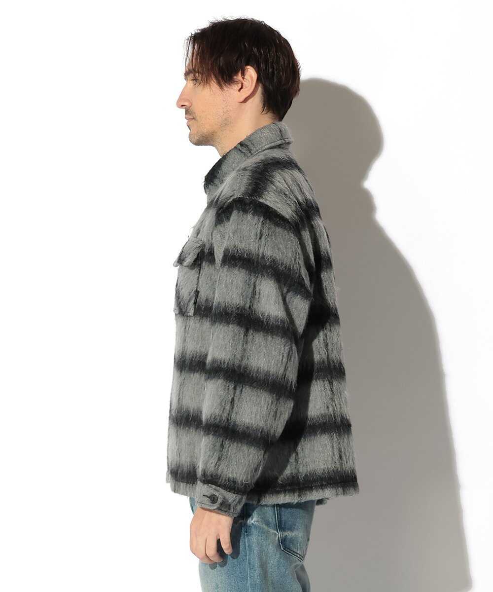 オンブレチェック フランネルシャツ