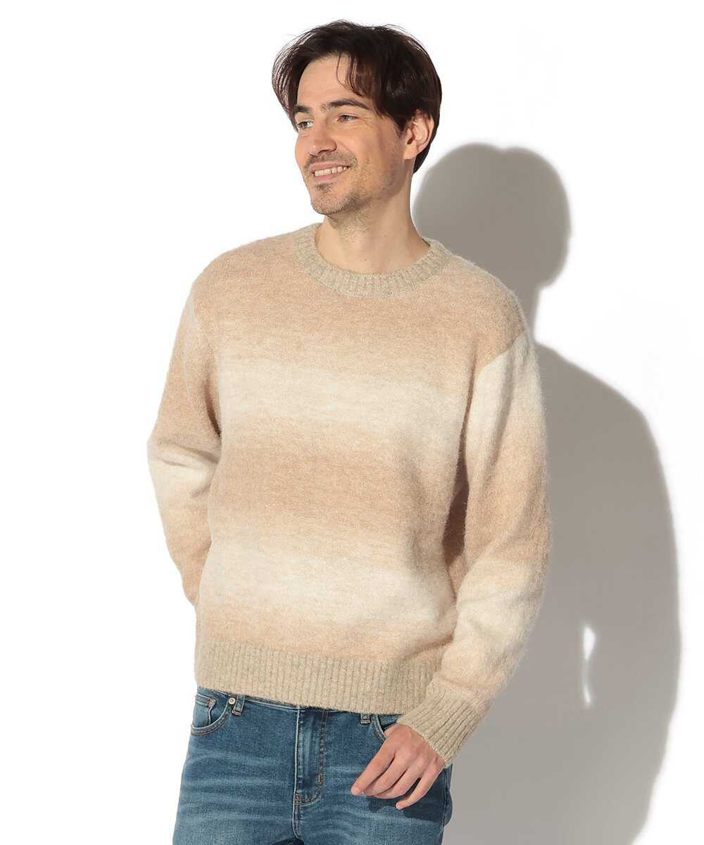 グラデーションニット