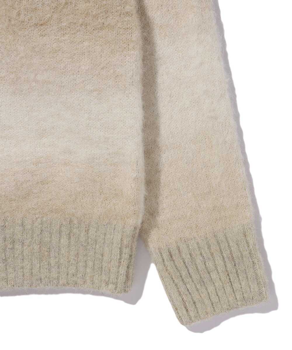 グラデーションニット