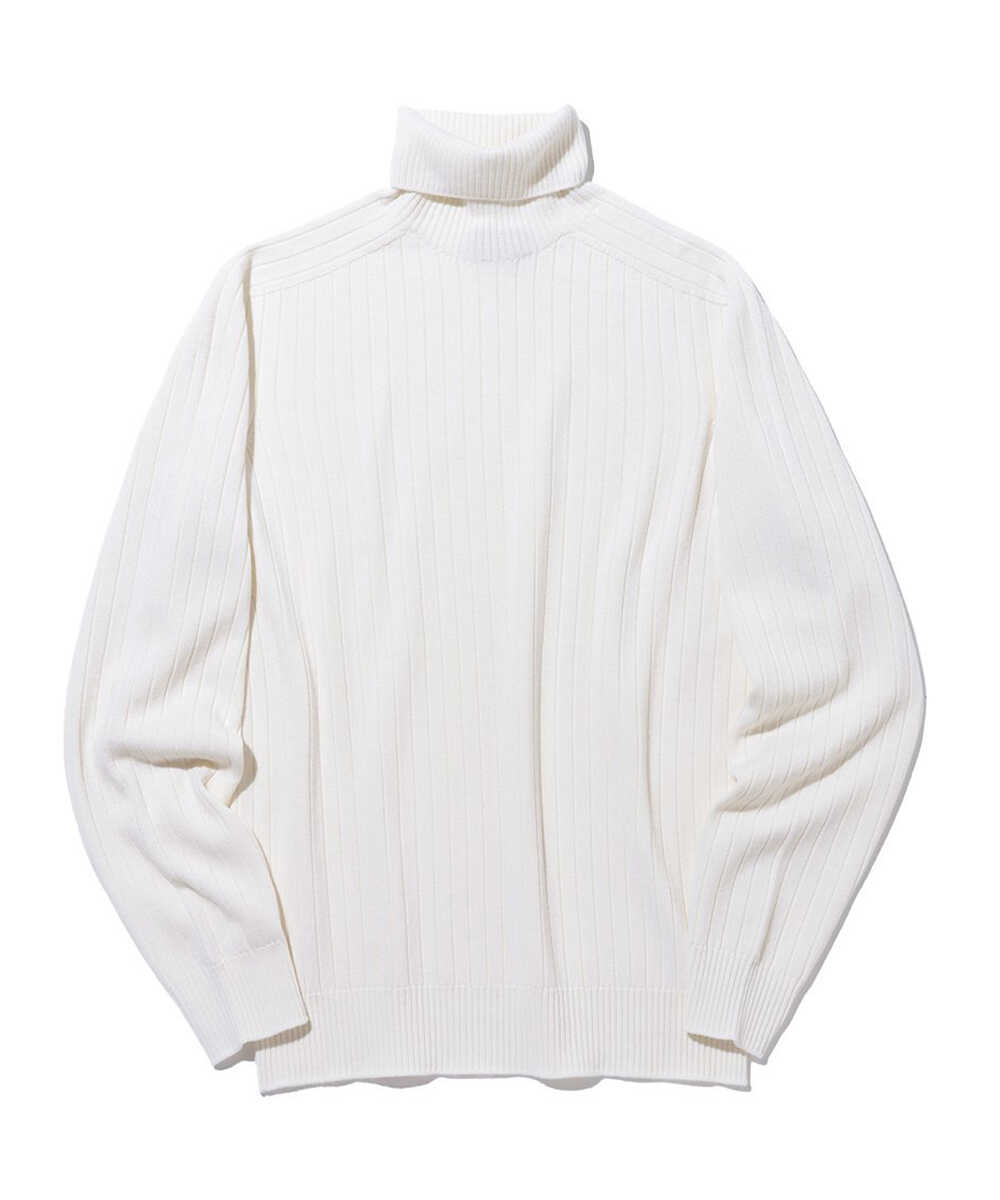 タートルネックニット