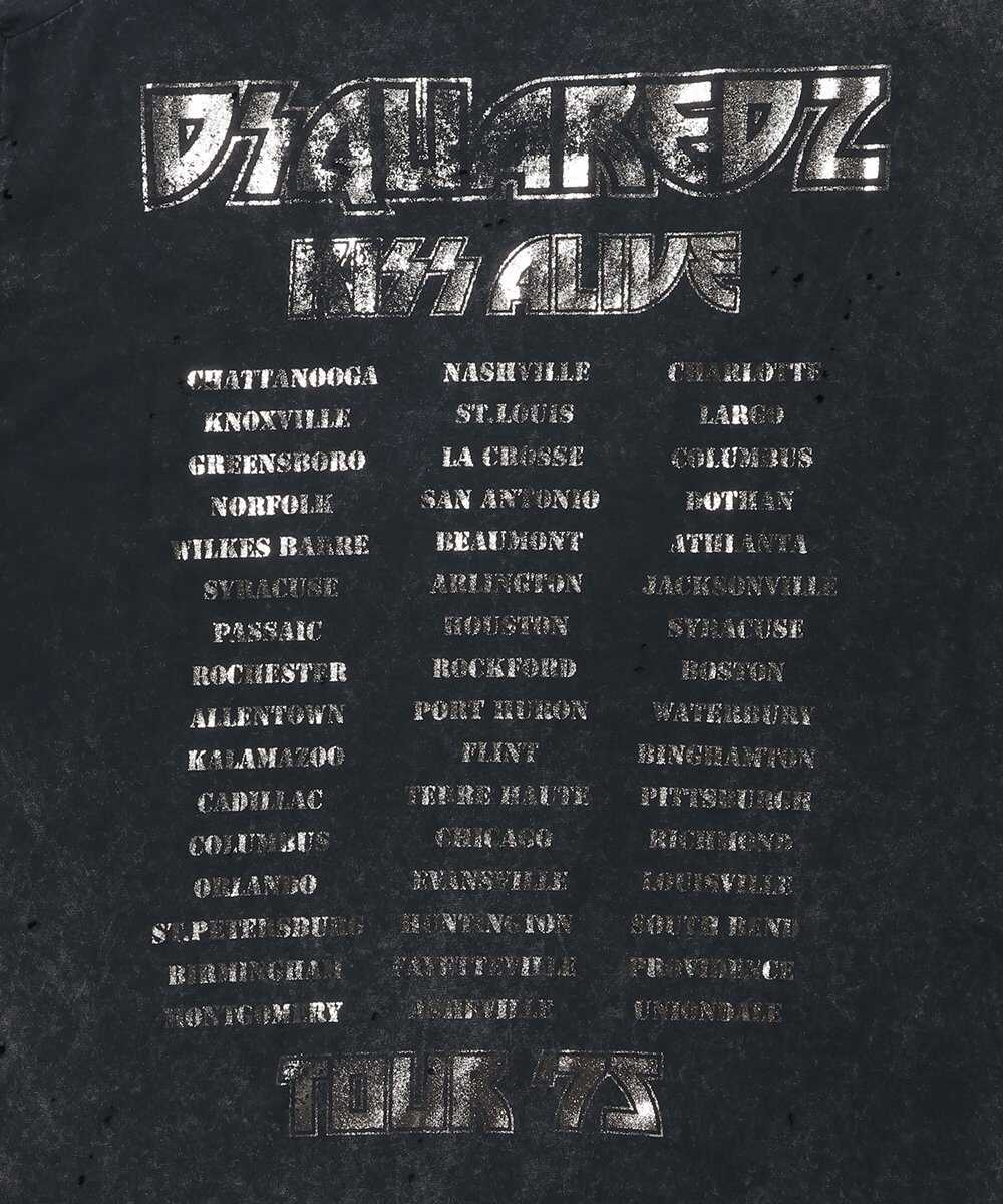 KISS/キッス クールフィットツアーTシャツ