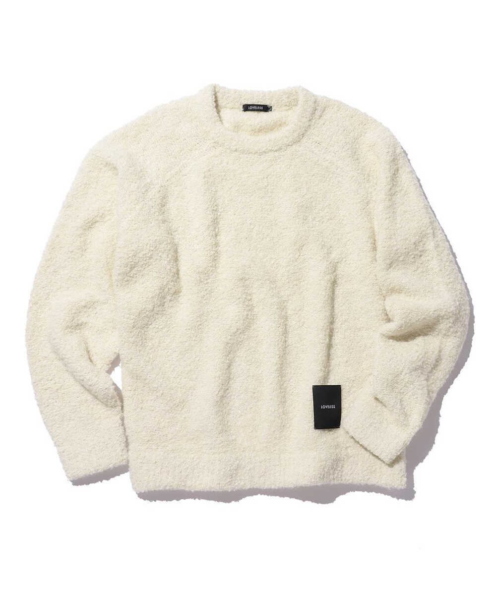 ブークレカラーニット プルオーバー