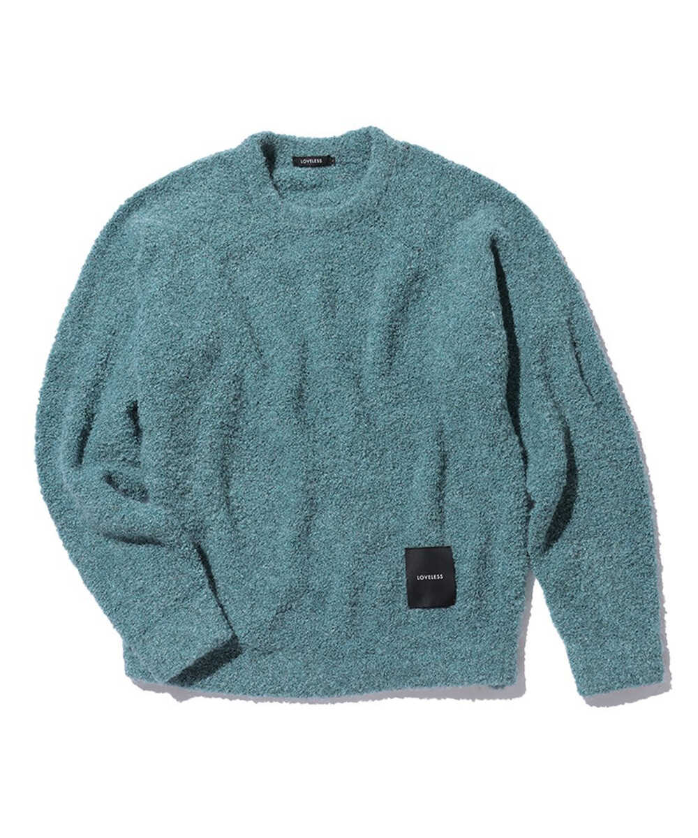 ブークレカラーニット プルオーバー