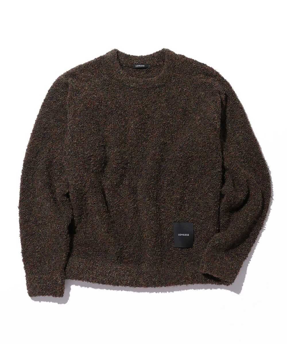 ブークレカラーニット プルオーバー