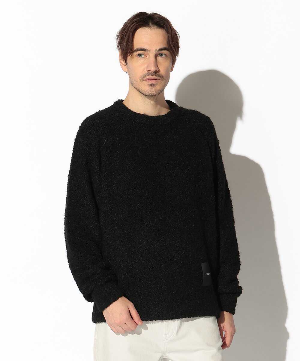 ブークレカラーニット プルオーバー