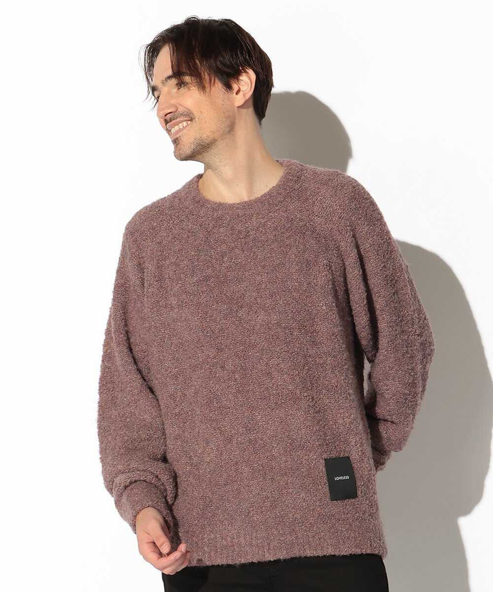 ブークレカラーニット プルオーバー