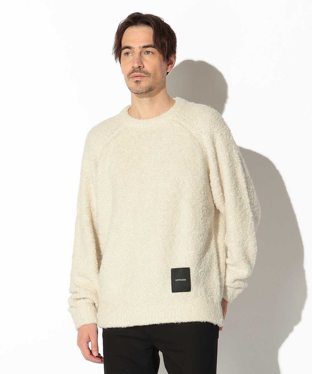 ブークレカラーニット プルオーバー