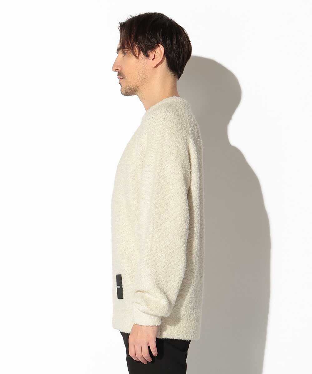 ブークレカラーニット プルオーバー