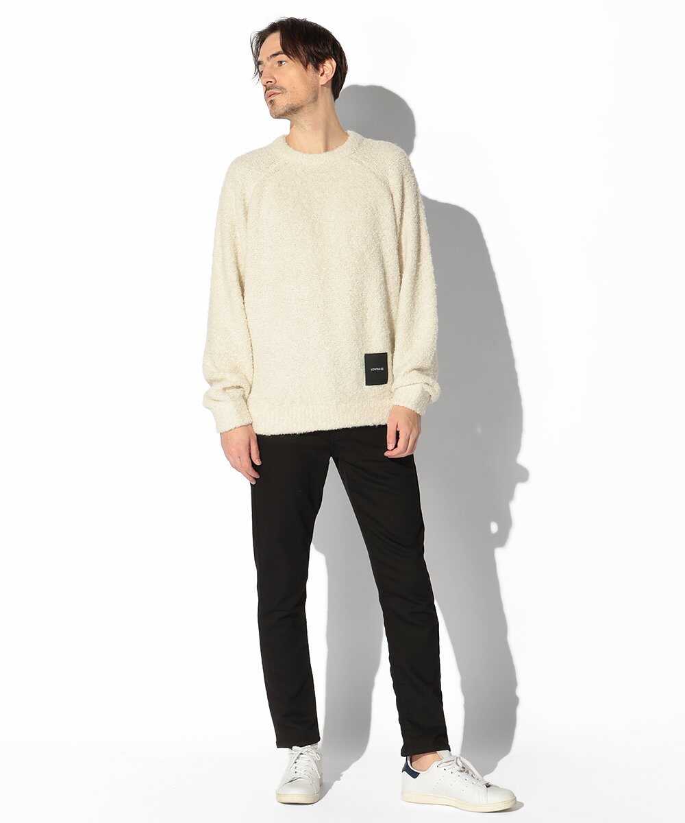 ブークレカラーニット プルオーバー