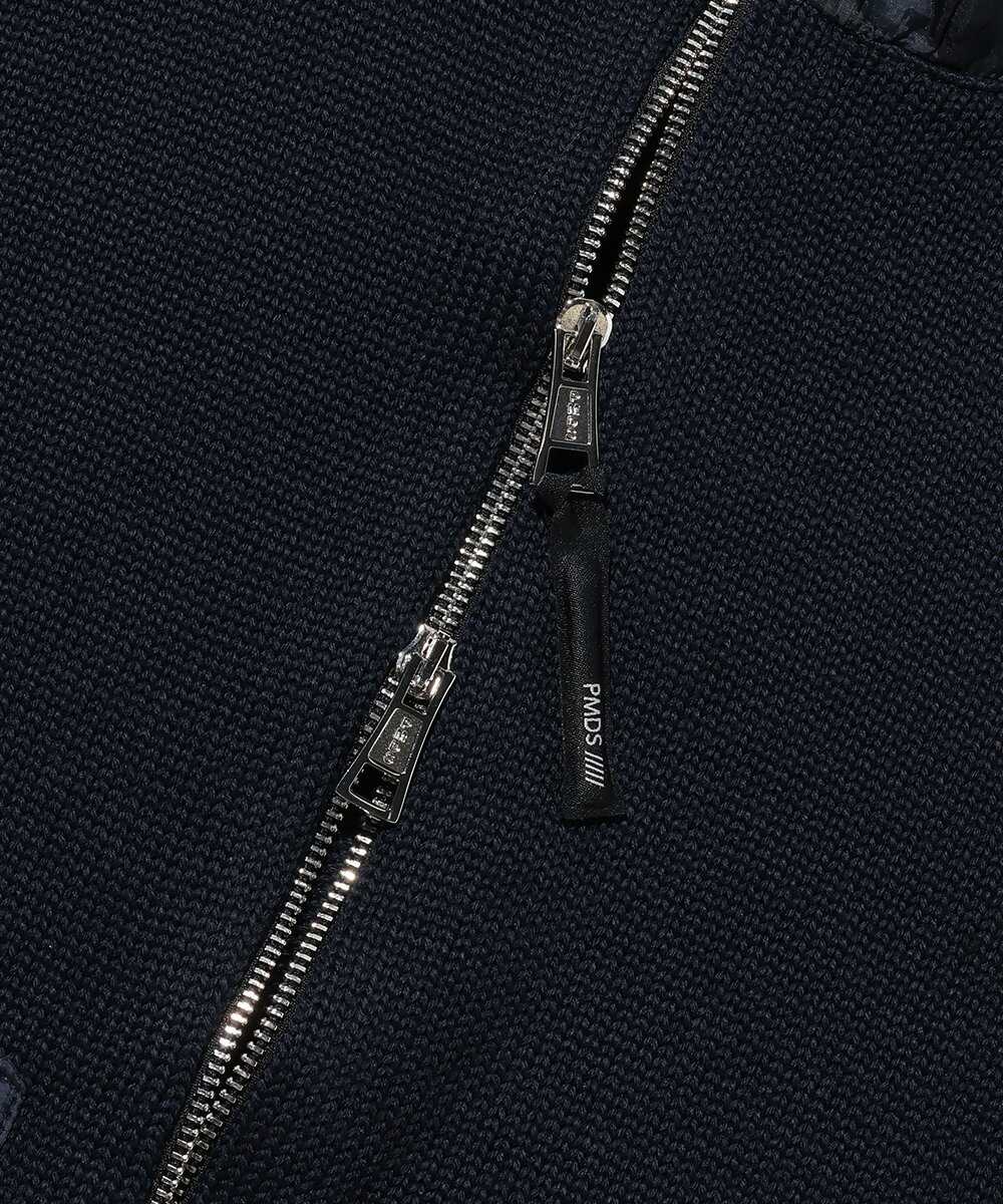 ニットジップアップパーカ