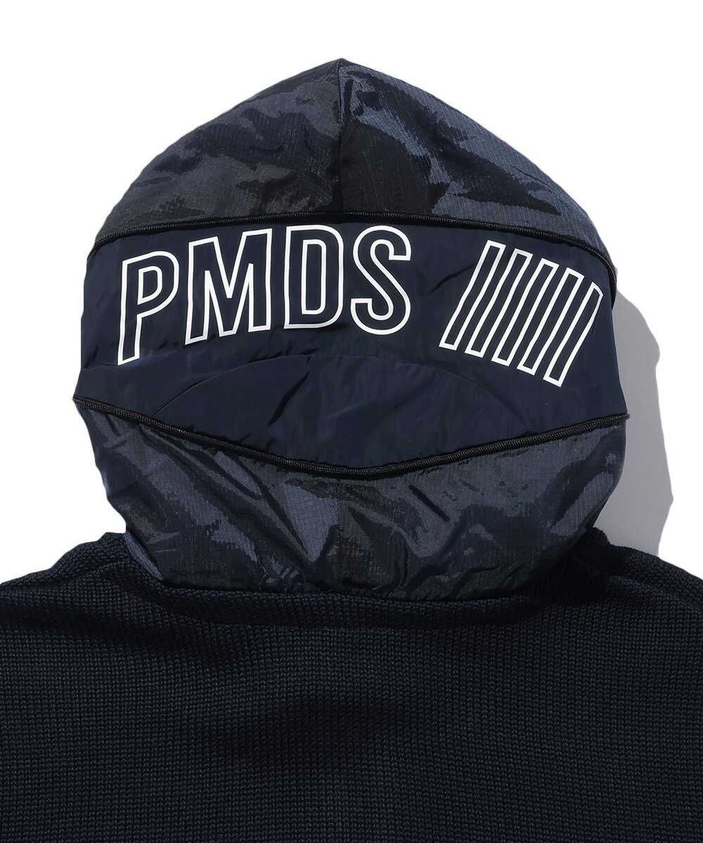 ニットジップアップパーカ