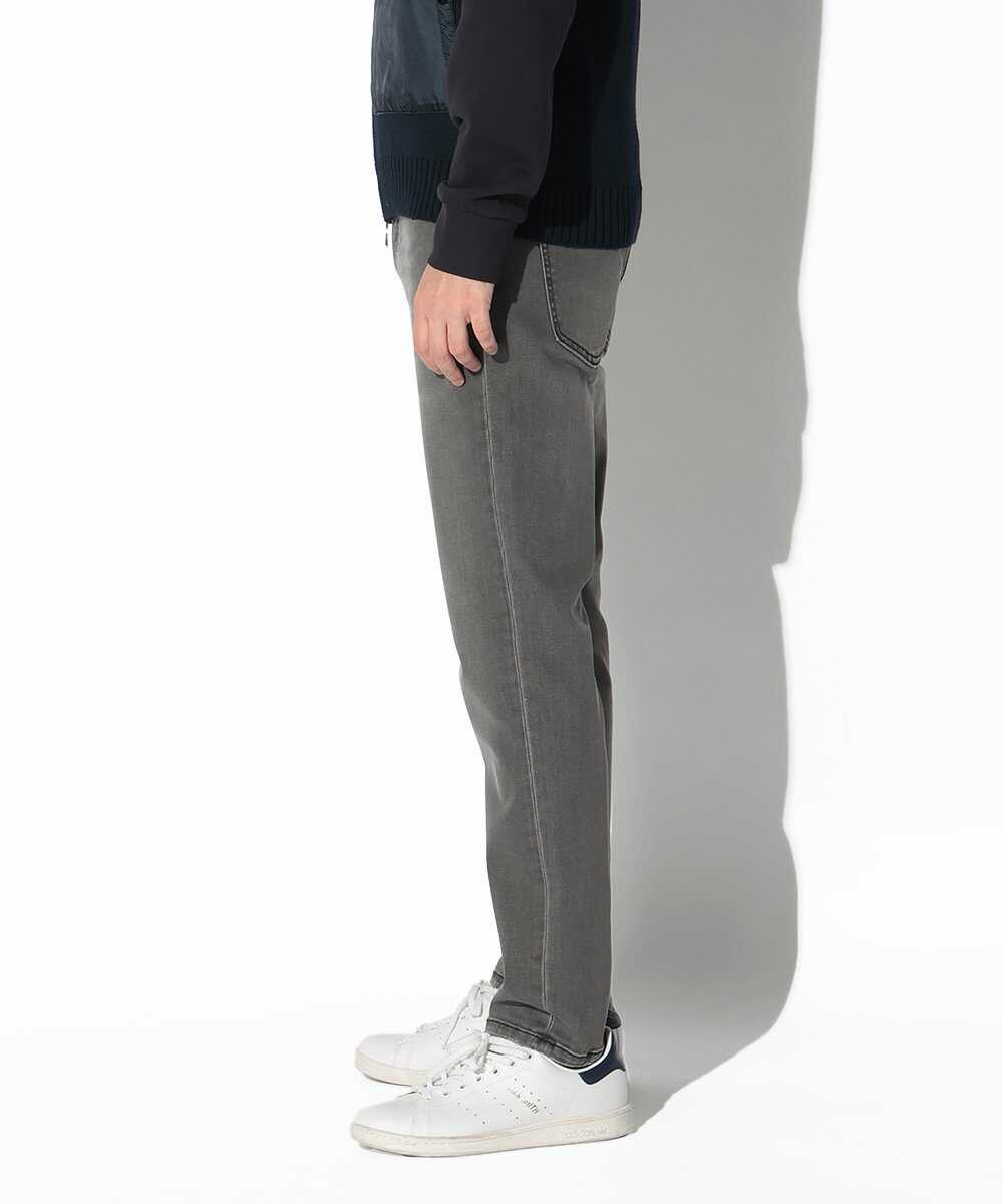 ストレッチブラックデニムパンツ