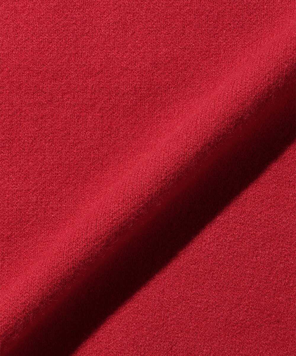 ワンポイントハートステッチダブルニット