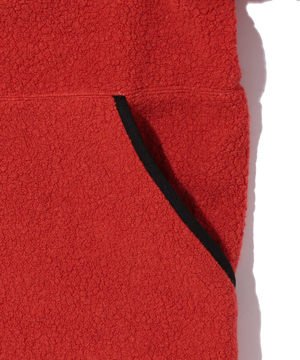 リサイクルウール素材 ボアプルオーバー