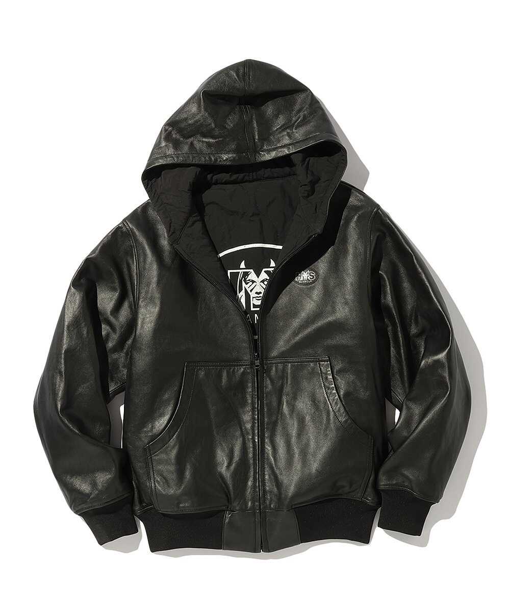 EVIL GLAMOUR リバーシブルレザーパーカ